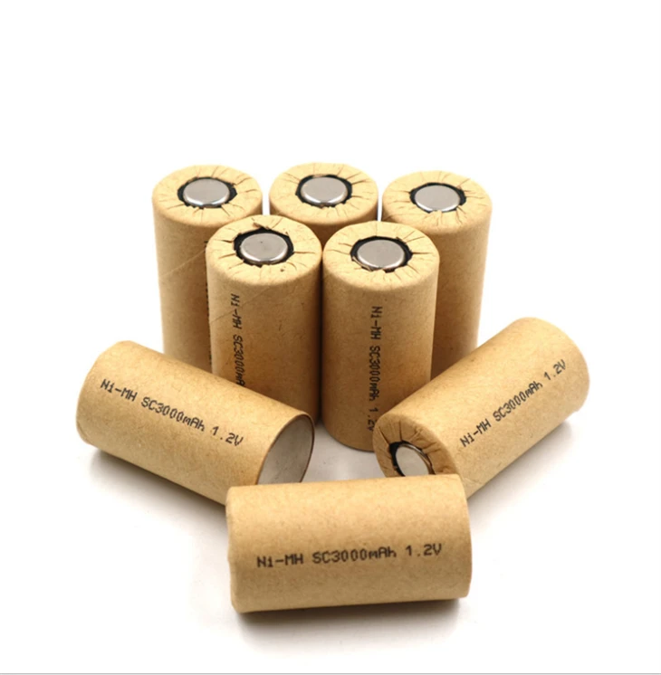 1,2 V 3000 mah újratölthető akkumulátor
